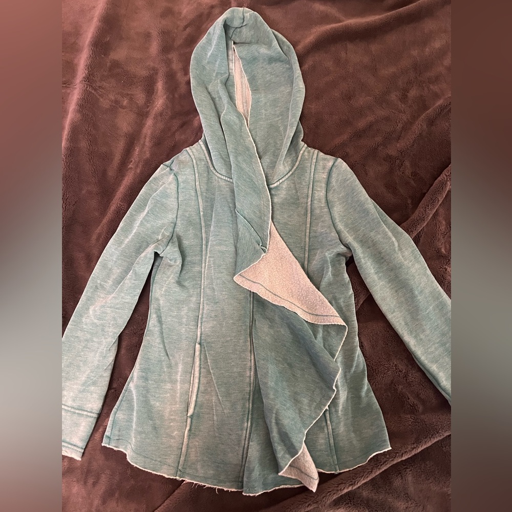 Sugarfly Ruffled Distressed Jacket